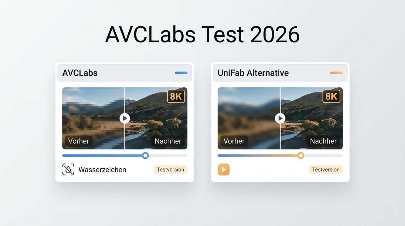 AVCLabs Video Enhancer AI Test 2026: Trial, 8K-Limit, UniFab