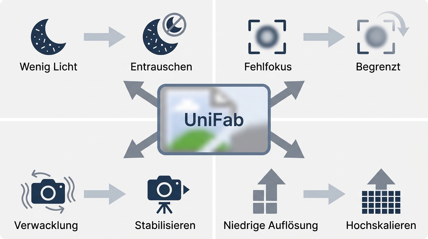 Ursachen von Videounschärfe und passende Korrekturen in UniFab
