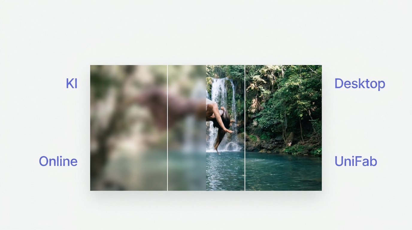 Video schärfer machen: KI, Online-Tools und Desktop im Vergleich