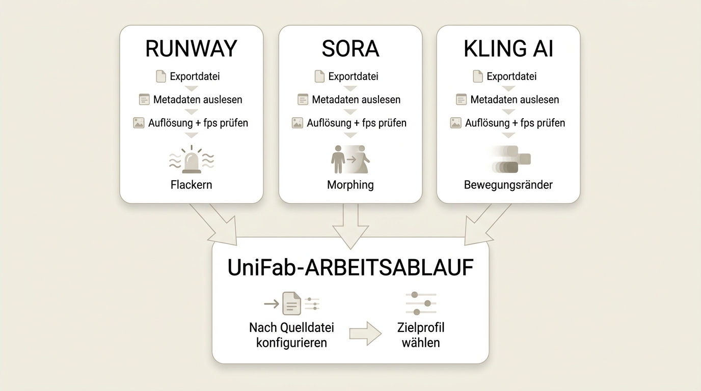 Runway, Sora und Kling: Exportdaten und Artefakte bestimmen die Upscaling-Einstellungen