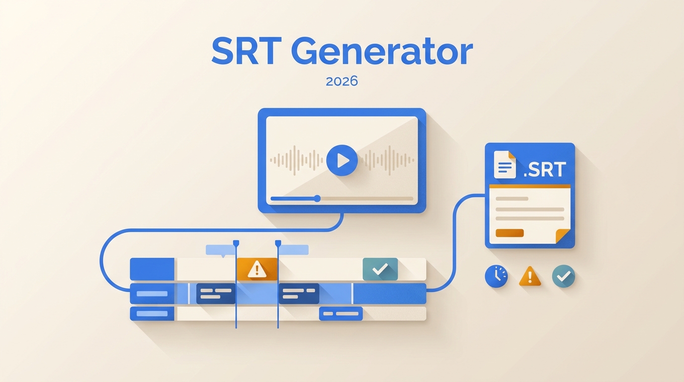 SRT File Generator for Video: Workflow, Quality Checks, and Limits (2026)