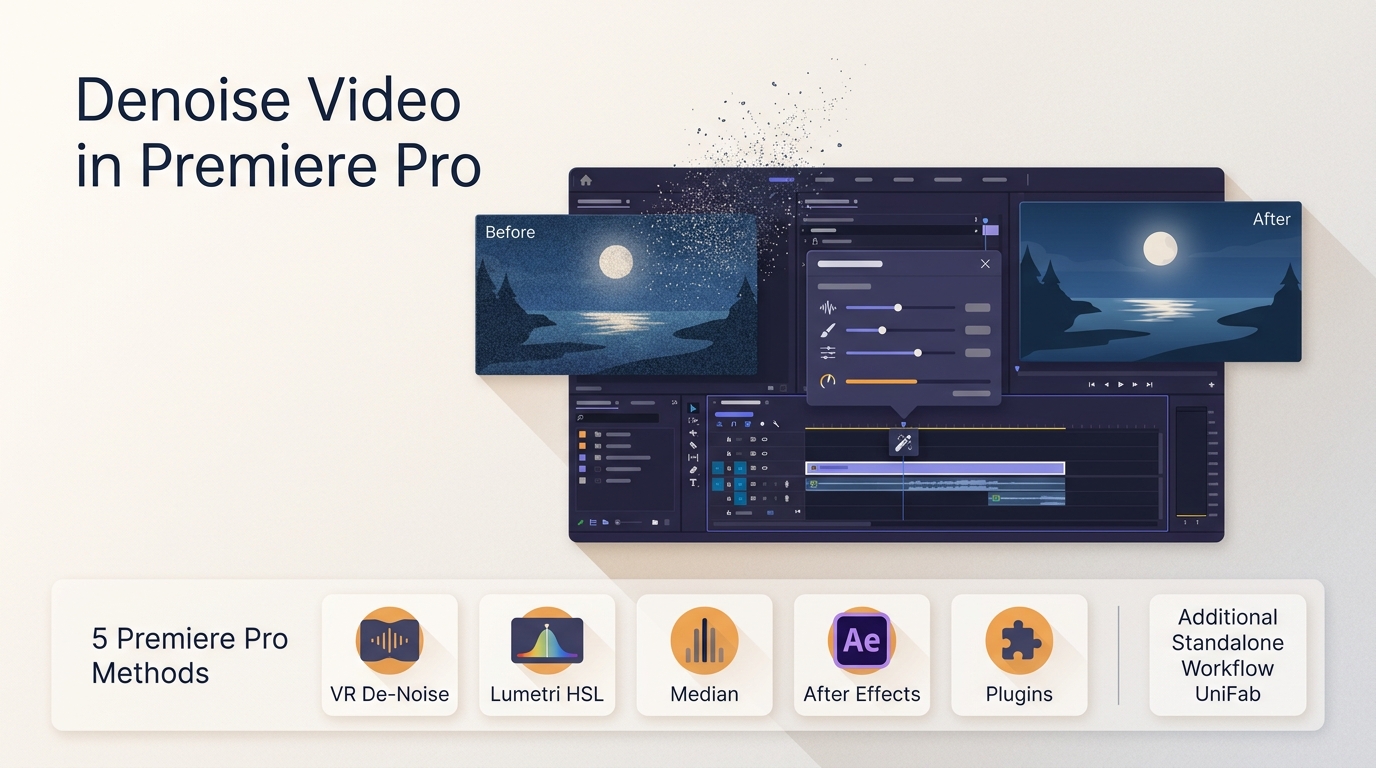 Denoise Video in Premiere Pro: 5 Methods Compared [2026]