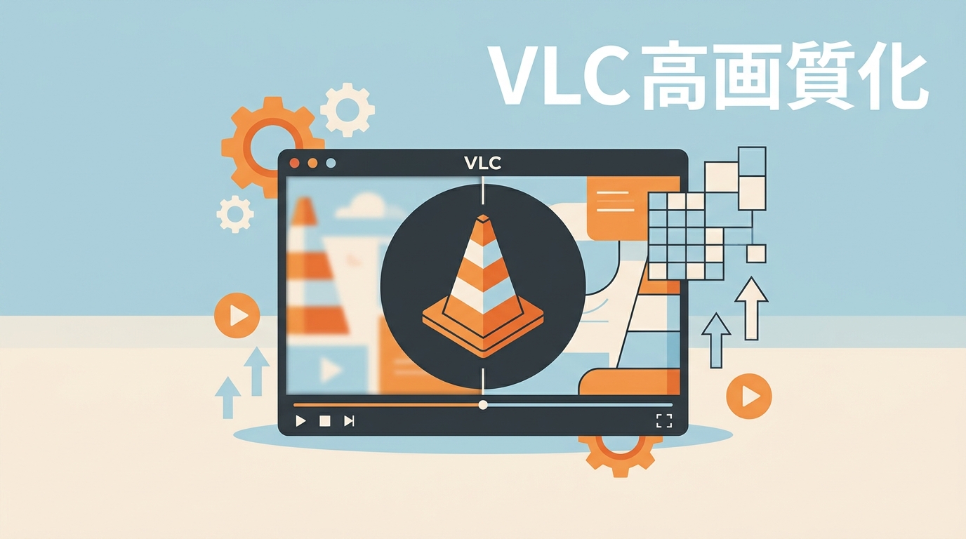 VLCの高画質化とアップスケーリングの違い｜設定・制限・注意点