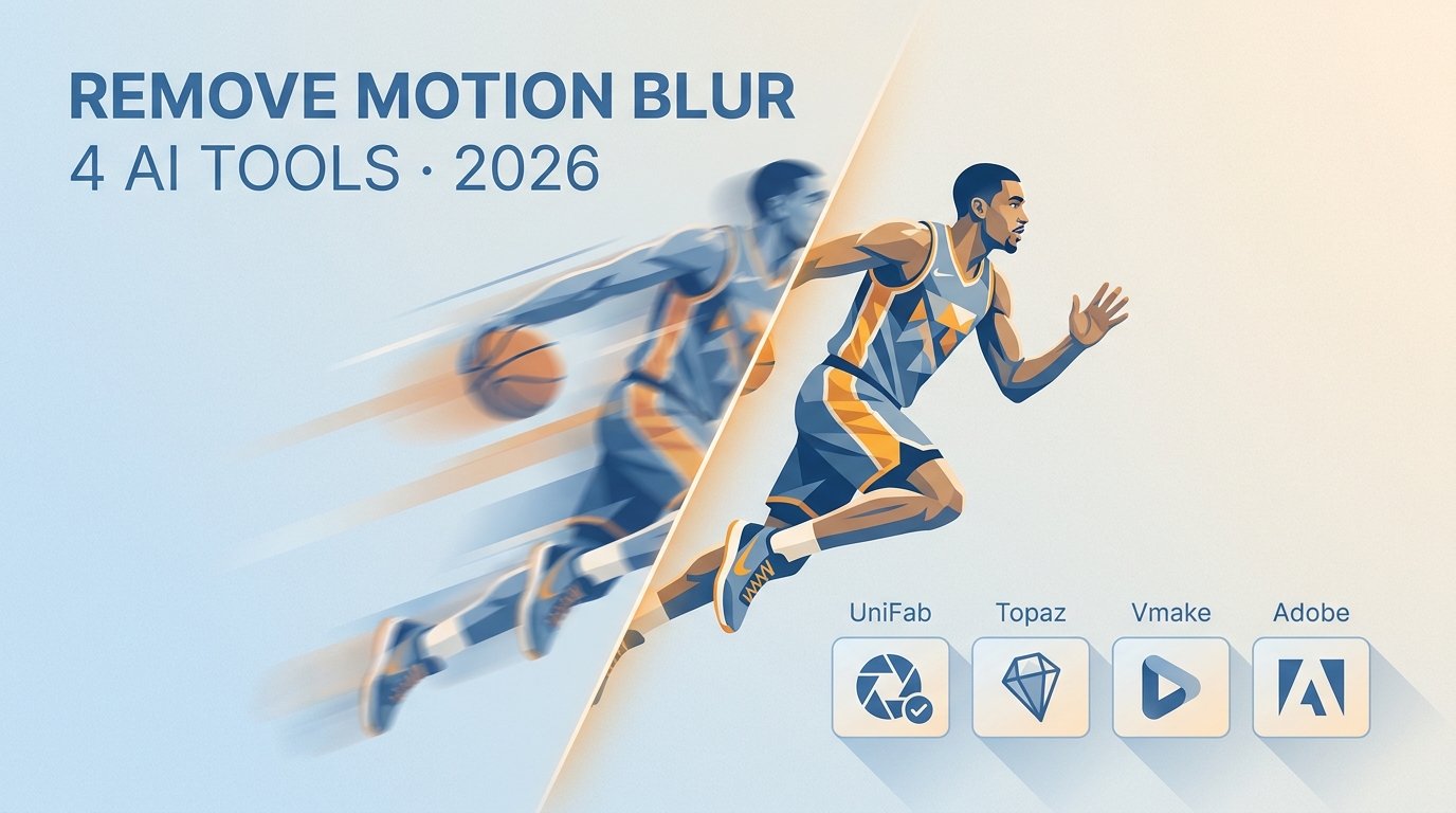 Remove Motion Blur from Video: 4 Tools for 2026