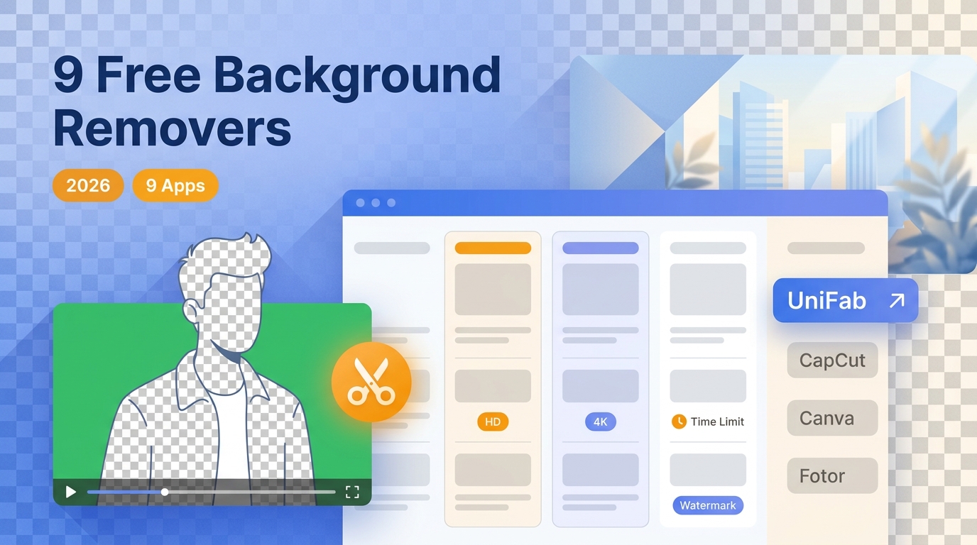 9 Best Free Video Background Remover Apps in 2026: Limits Compared