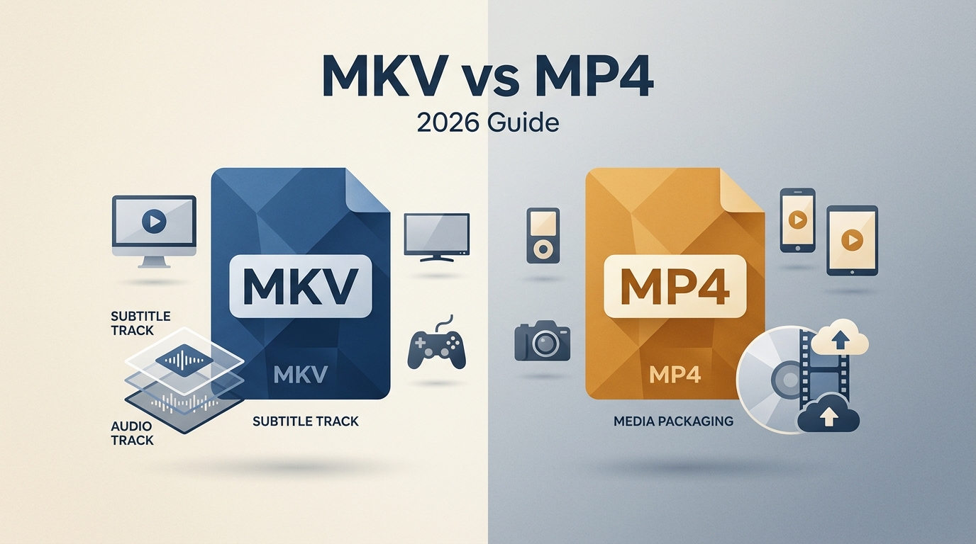 MKV vs MP4: 7 Differences and Which Format to Use in 2026