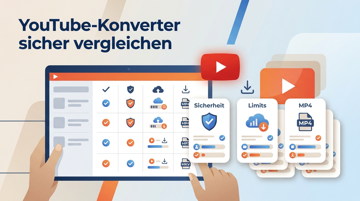 7 YouTube-Converter 2026 im Vergleich: Online, Desktop und lokal