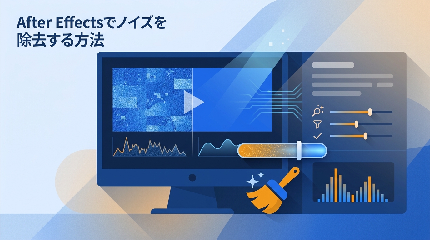 【2026年最新】After Effectsで動画のノイズを除去する方法｜標準機能とNeat Videoプラグインを解説