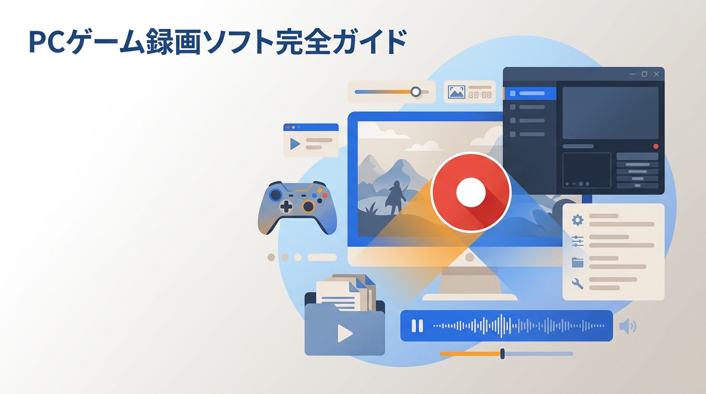 【ゲーム録画】PCゲーム録画ソフトおすすめ!録画の手順まで【初心者向け】