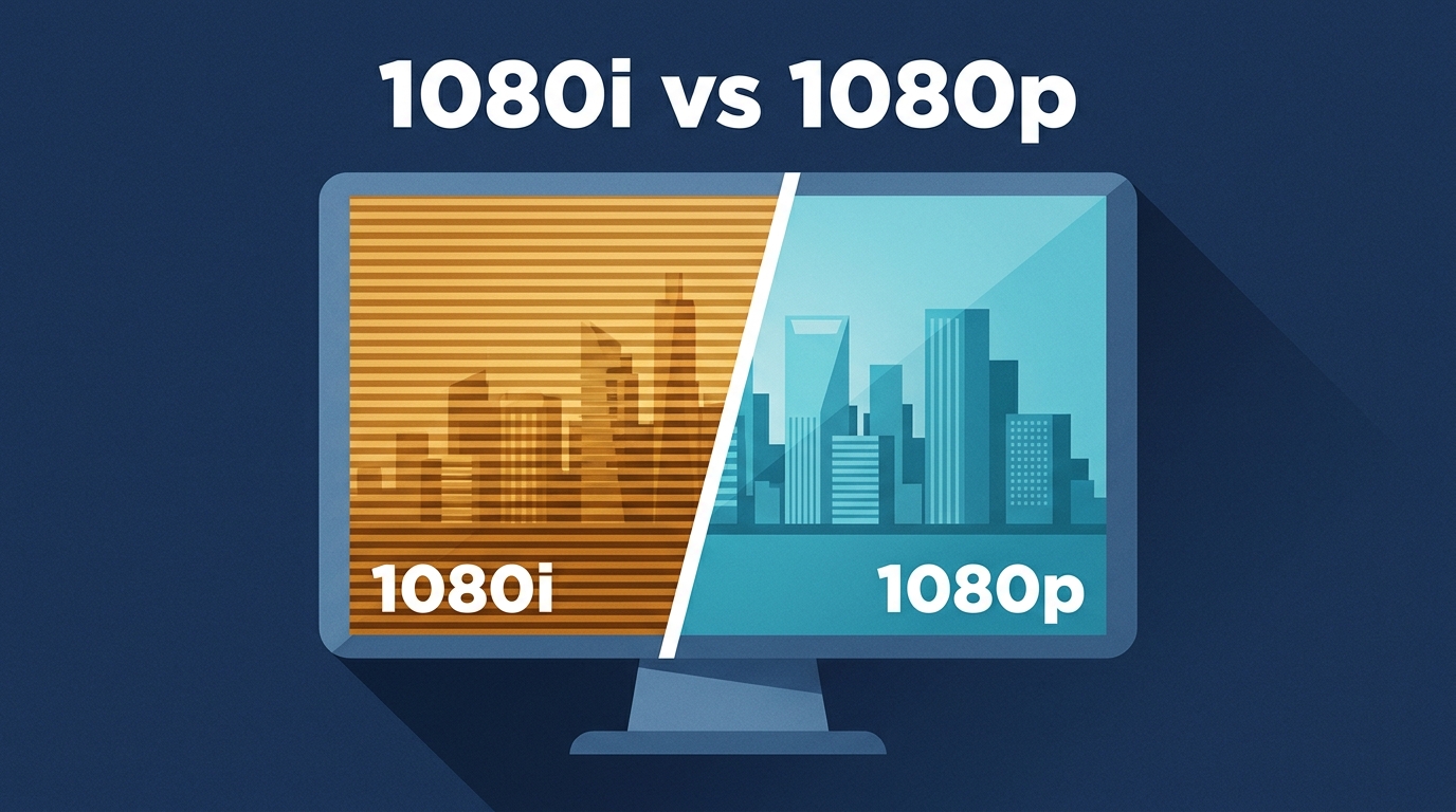 1080i vs 1080p: Differences, Best Uses, and Conversion