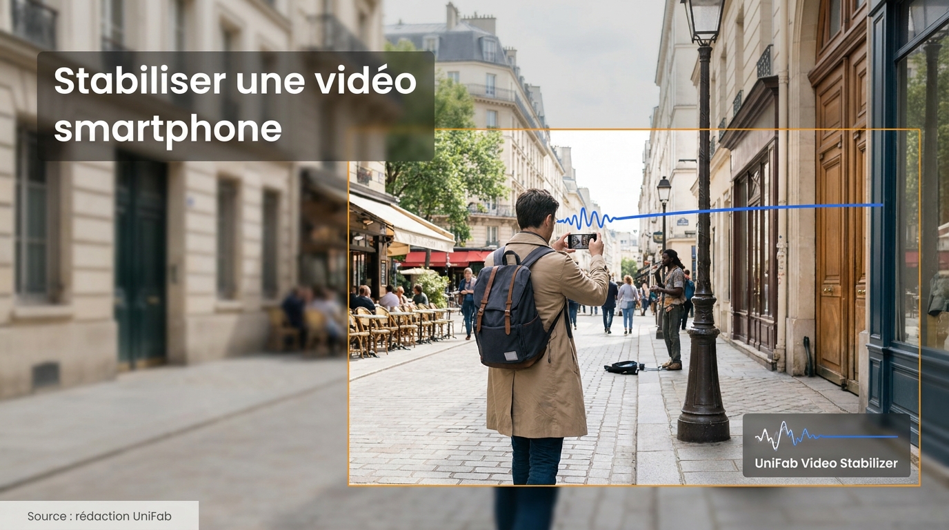 Comment stabiliser une vidéo filmée avec un smartphone