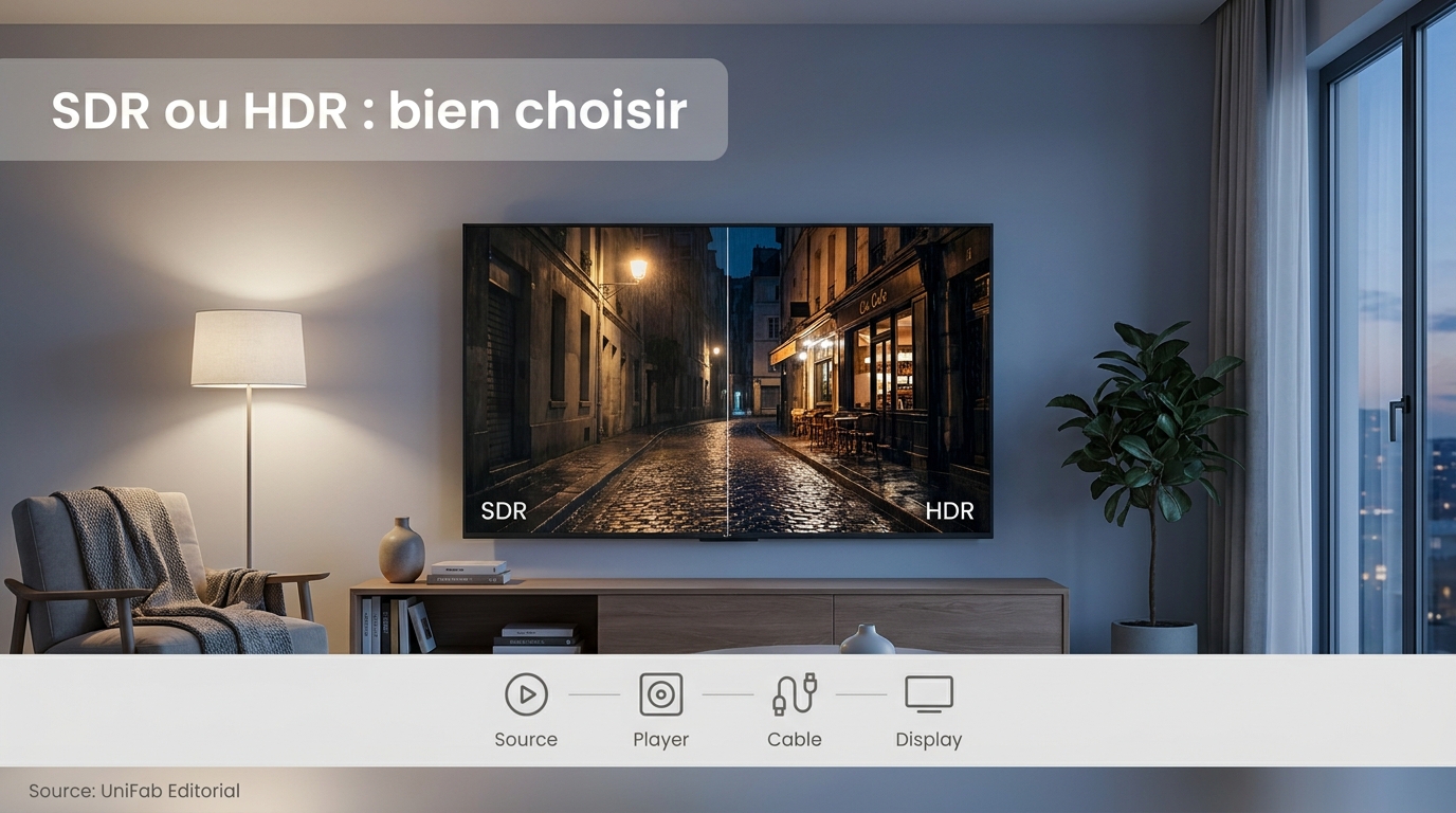 SDR vs HDR : différences, choix et conversion vidéo