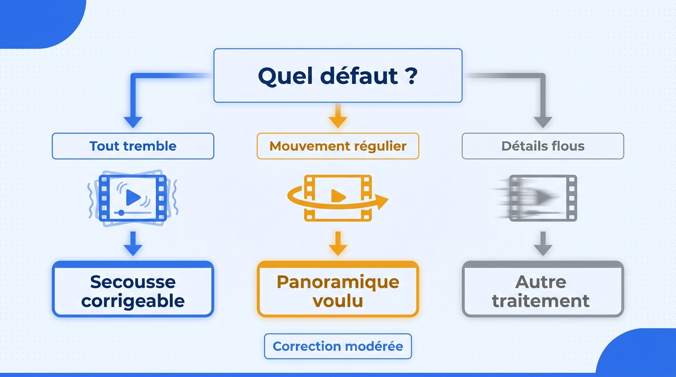 Diagnostic secousse corrigeable