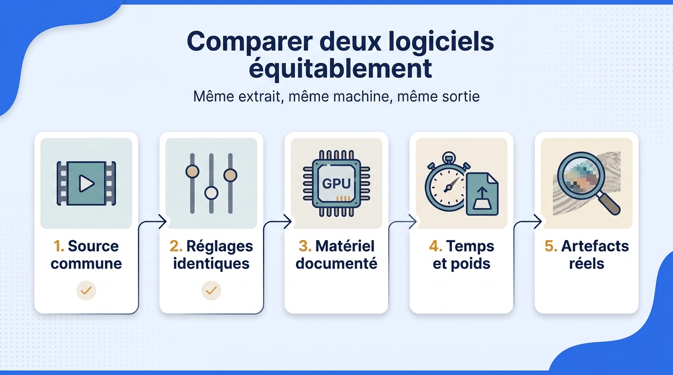 Protocole comparaison 5 etapes