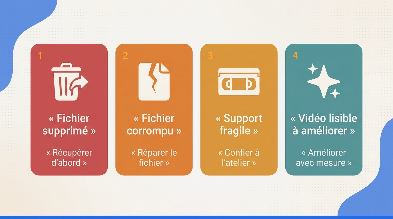 Diagnostic restauration video