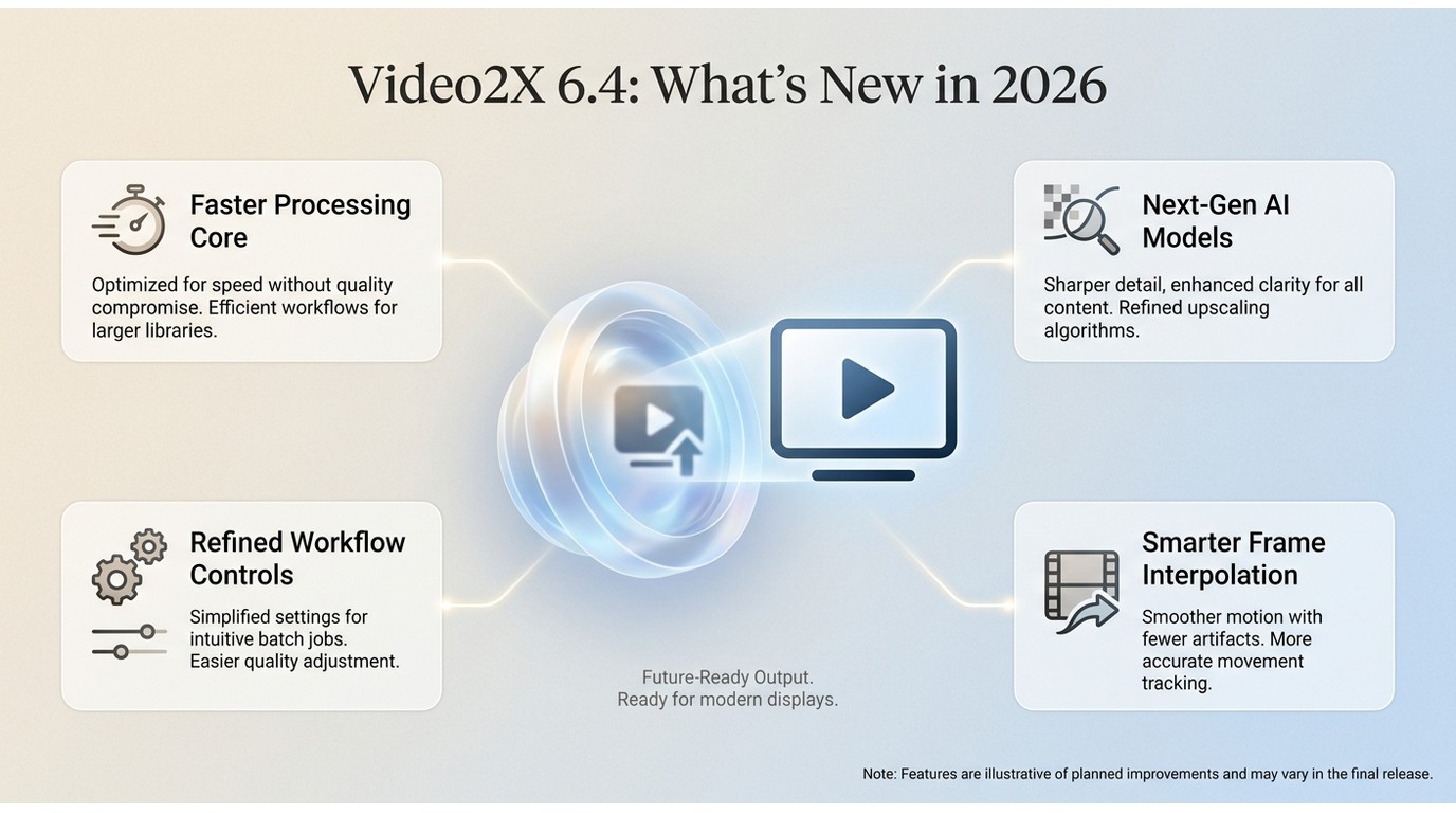 Video2x 64 whats new in 2026