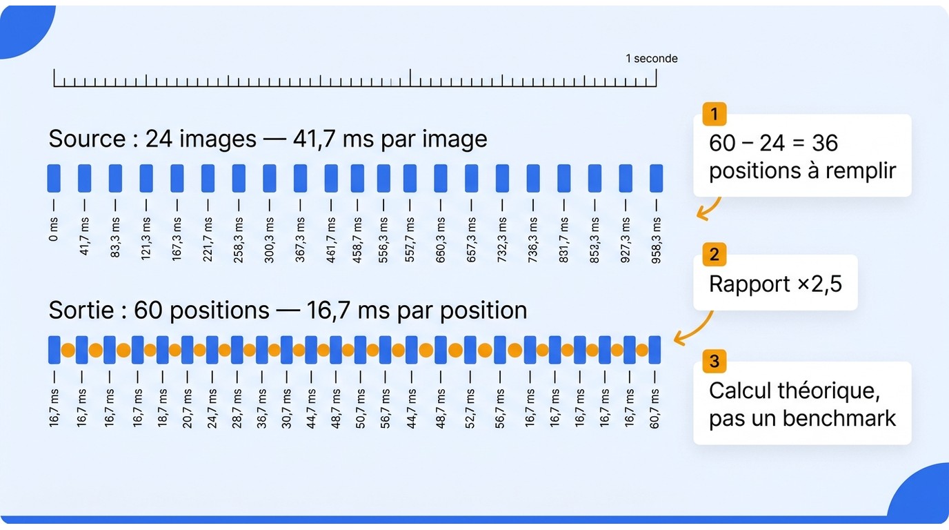 Convertir 24 FPS en 60 FPS : fluidité ou artefacts ?