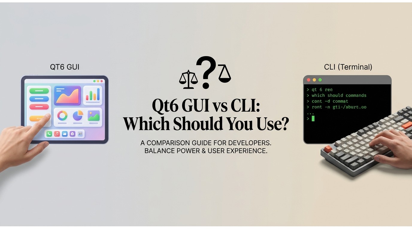 Qt6 gui vs cli which should you use