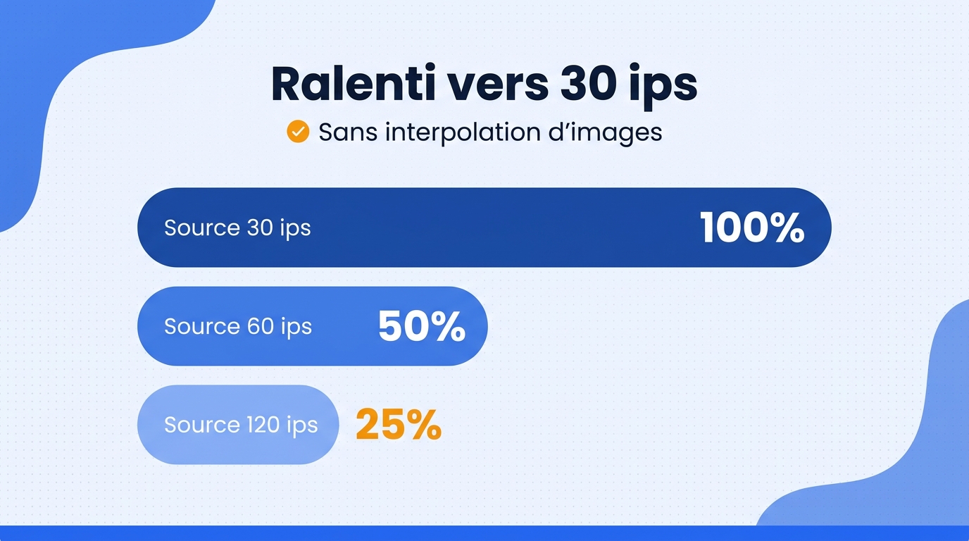 Comment créer un ralenti fluide sans saccades