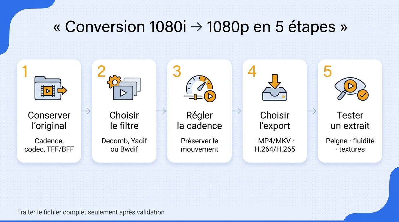 Mémoriser l’ordre des opérations afin d’éviter un traitement complet avec de mauvais réglages.