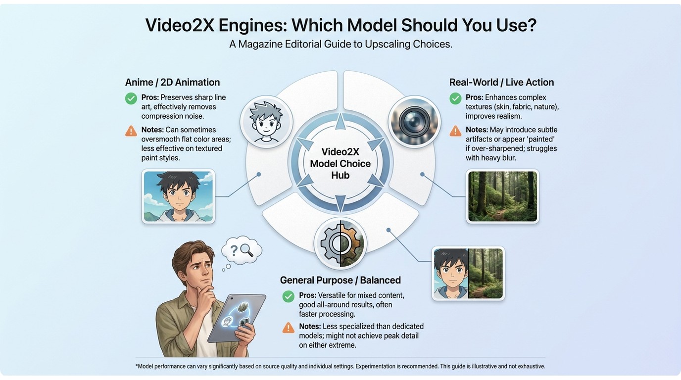 Video2x engines which model should you use