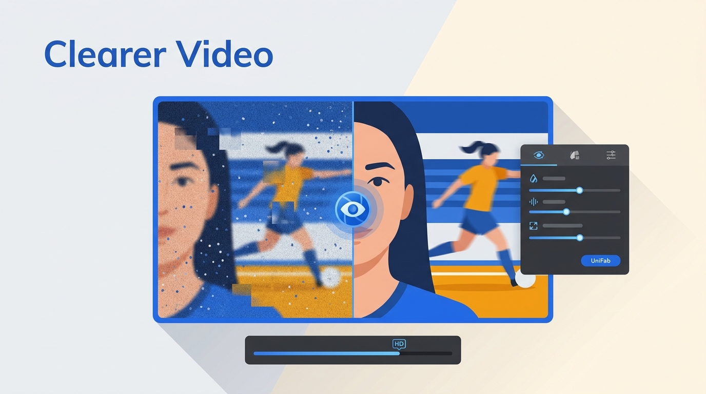 Make a Video Clearer: Fix Blur, Noise, and Compression