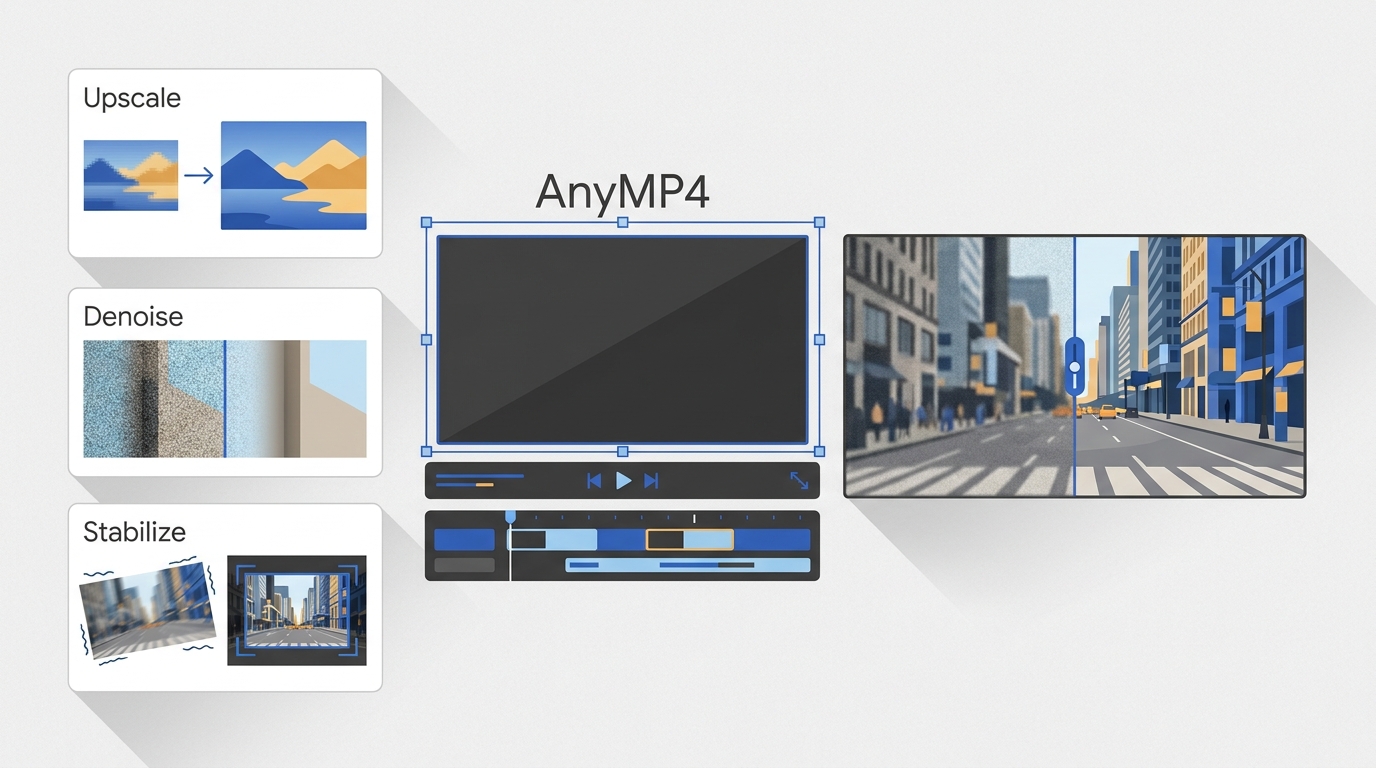 AnyMP4 Video Enhancement Review 2026: 3 Real Test Results
