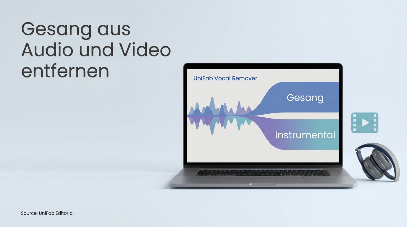Vocal Remover: Gesang aus Audio und Video entfernen