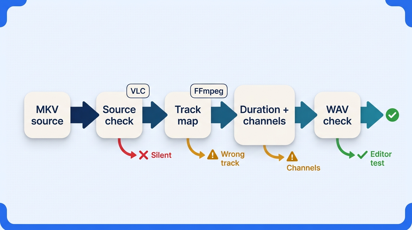 Mkv to wav diagnostic flow