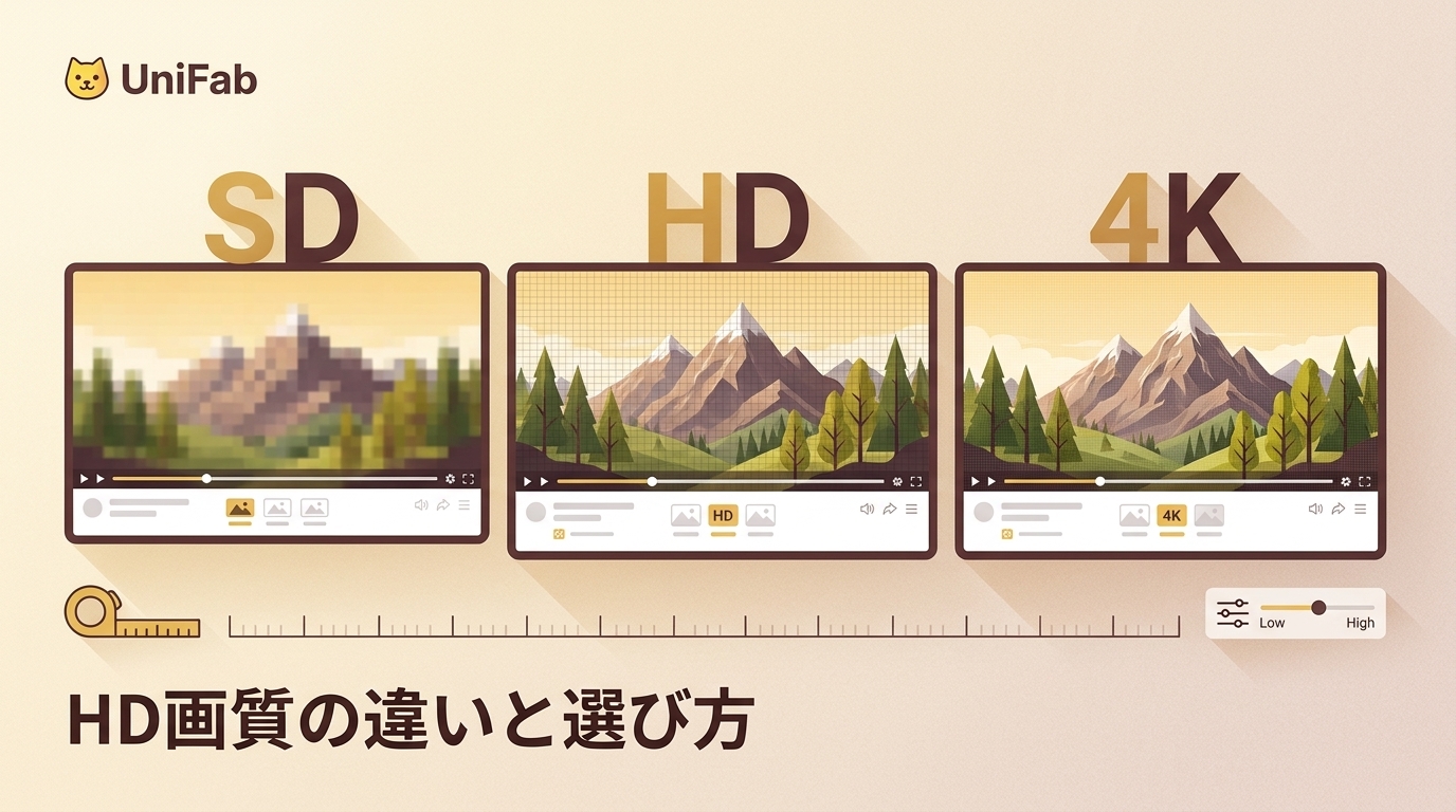 HD画質とは?SD・フルHD・4Kの違いと用途別の選び方
