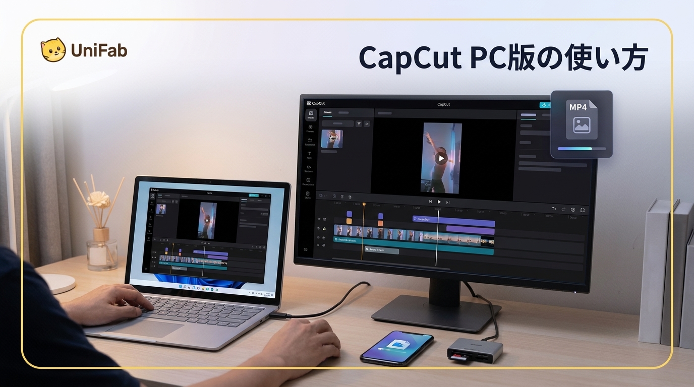 CapCut PC版の使い方｜編集からMP4保存までと2026年の注意点