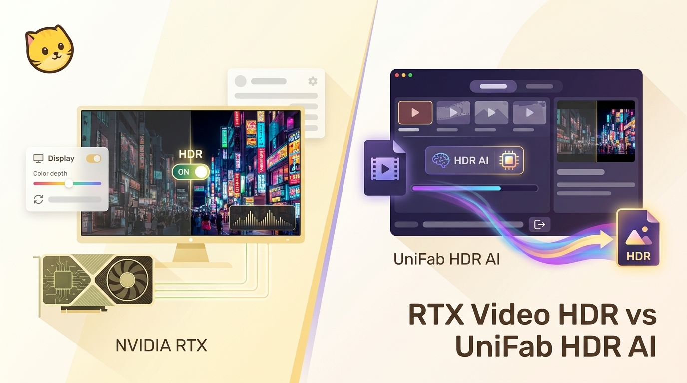 【2026年最新】NVIDIA RTX Video HDRとは?設定方法と効果・UniFab HDR変換AIとの比較