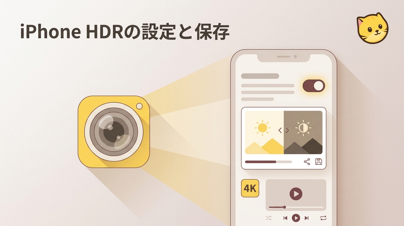 【2026年版】iPhoneのHDRとは?写真・ビデオの設定と保存時の注意点