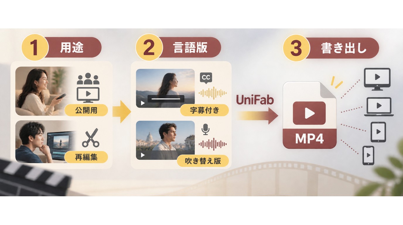MP4やMOVとH.264やH.265の書き出し設定の選び方