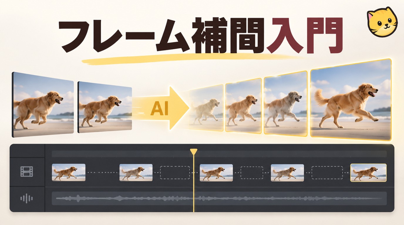 フレーム補間の仕組みとソフトの選び方|DaVinci Resolve・UniFabの設定と違和感
