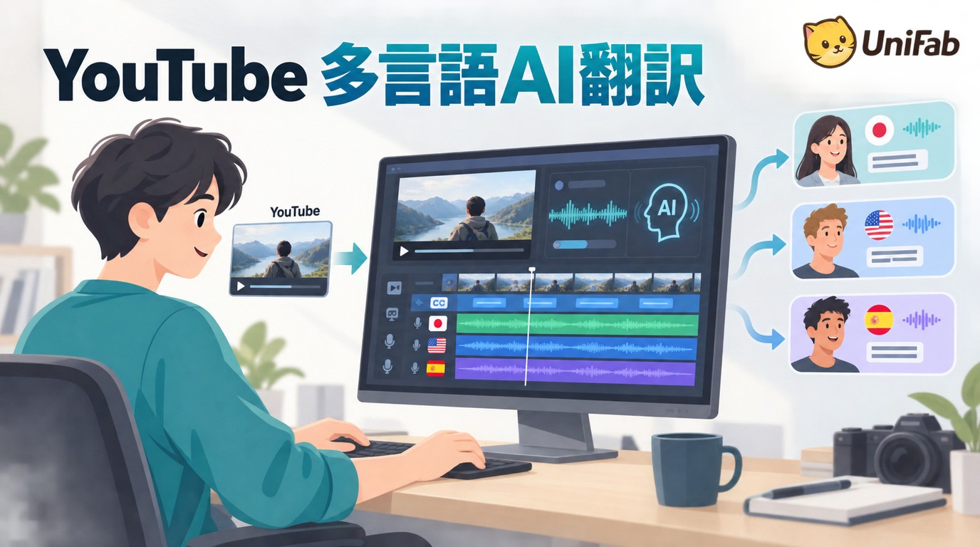 YouTube多言語AI翻訳の選び方|公式オートダビング・字幕・外部AIの違い【2026年】