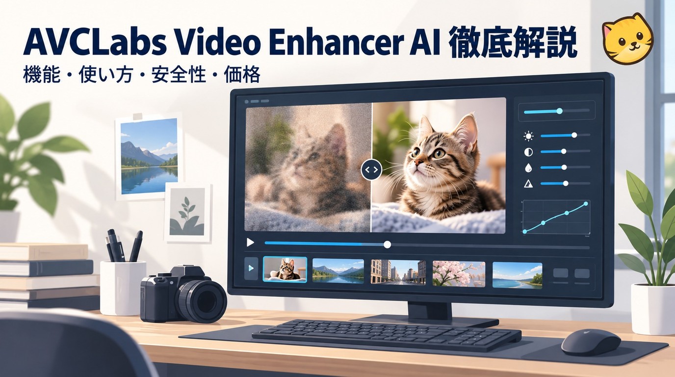 AVCLabs Video Enhancer AIの評判・体験版・価格｜6つのAIモデルと注意点