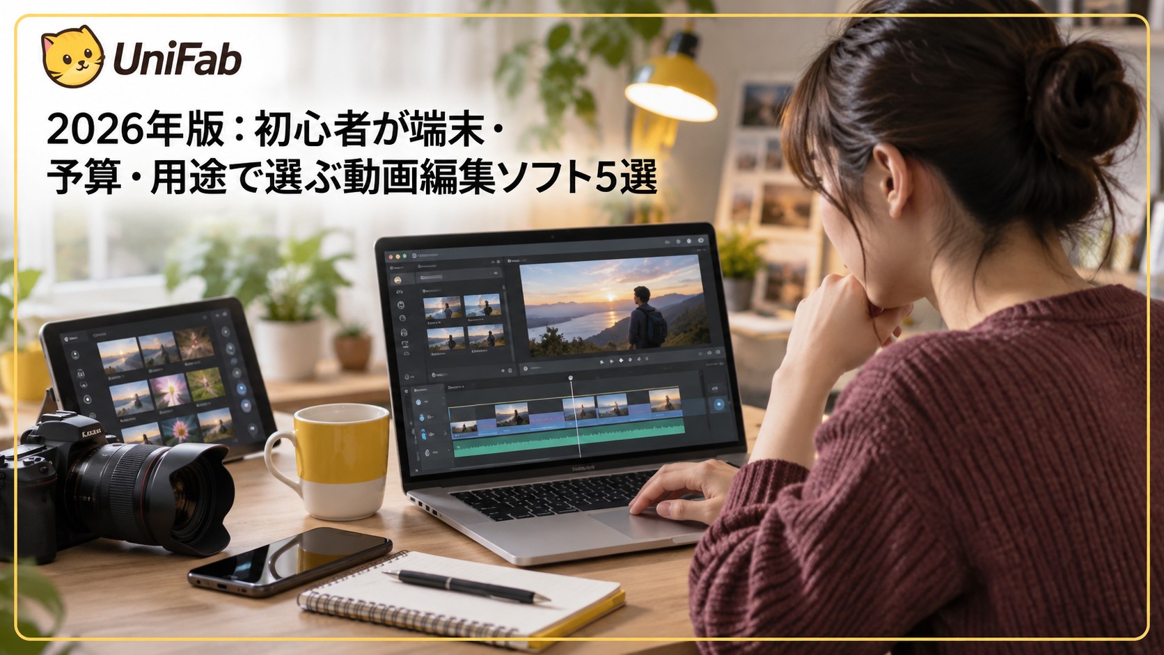 2026年版：初心者が端末・予算・用途で選ぶ動画編集ソフト5選