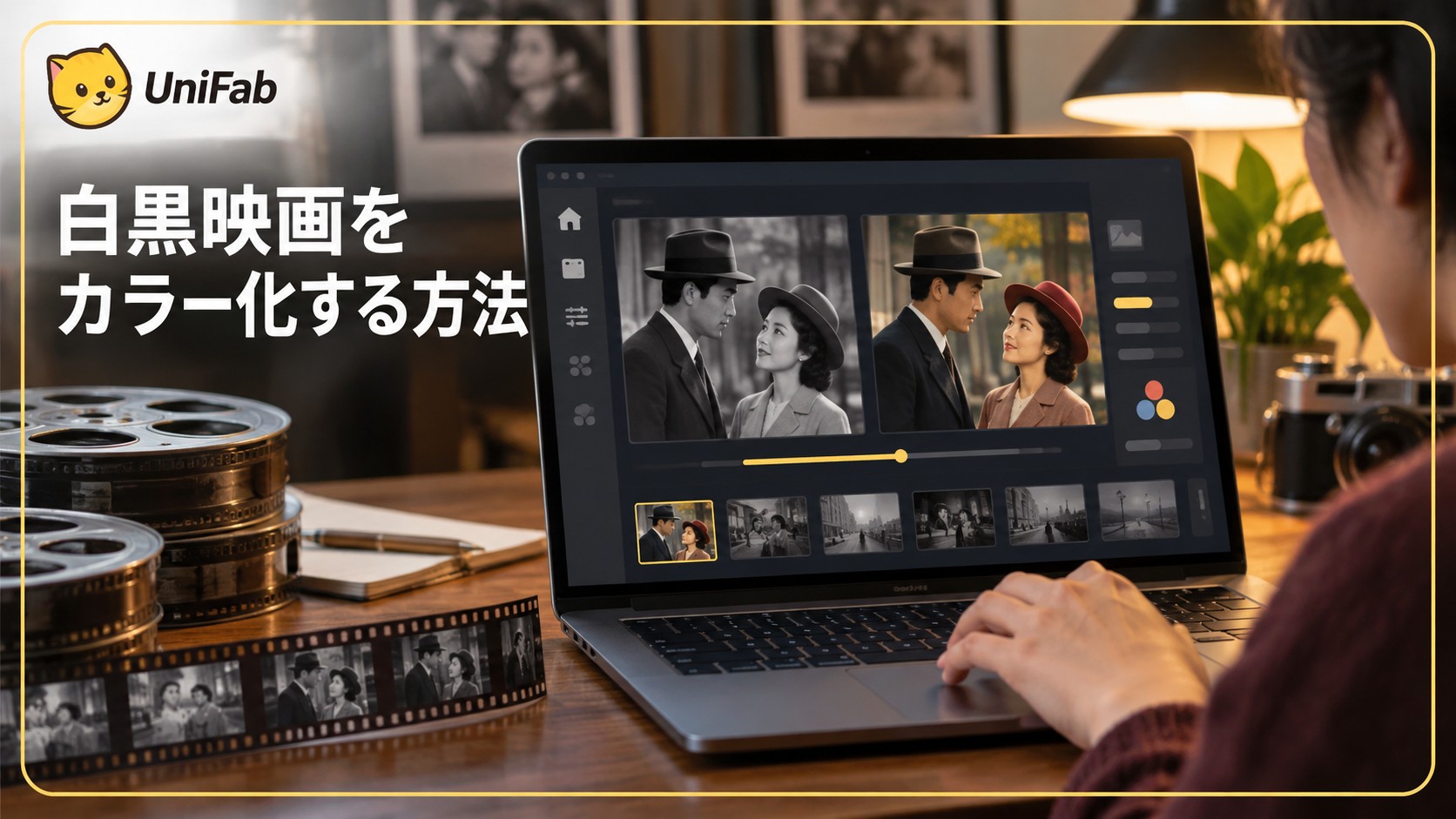 白黒映画をカラー化する方法：2026年のおすすめAIソフト5選