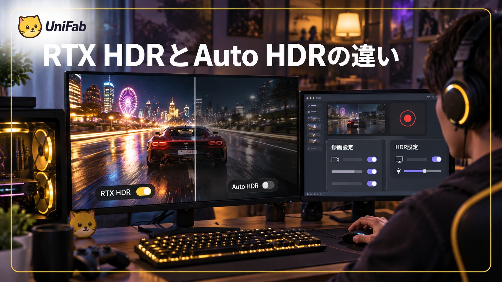 RTX HDRとAuto HDRの違いと設定方法:ゲームでの使い方とHDR録画の注意点