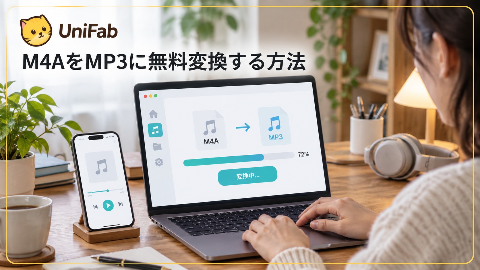 M4A MP3変換は無料でできる？Windows・Mac・スマホ別の方法を解説