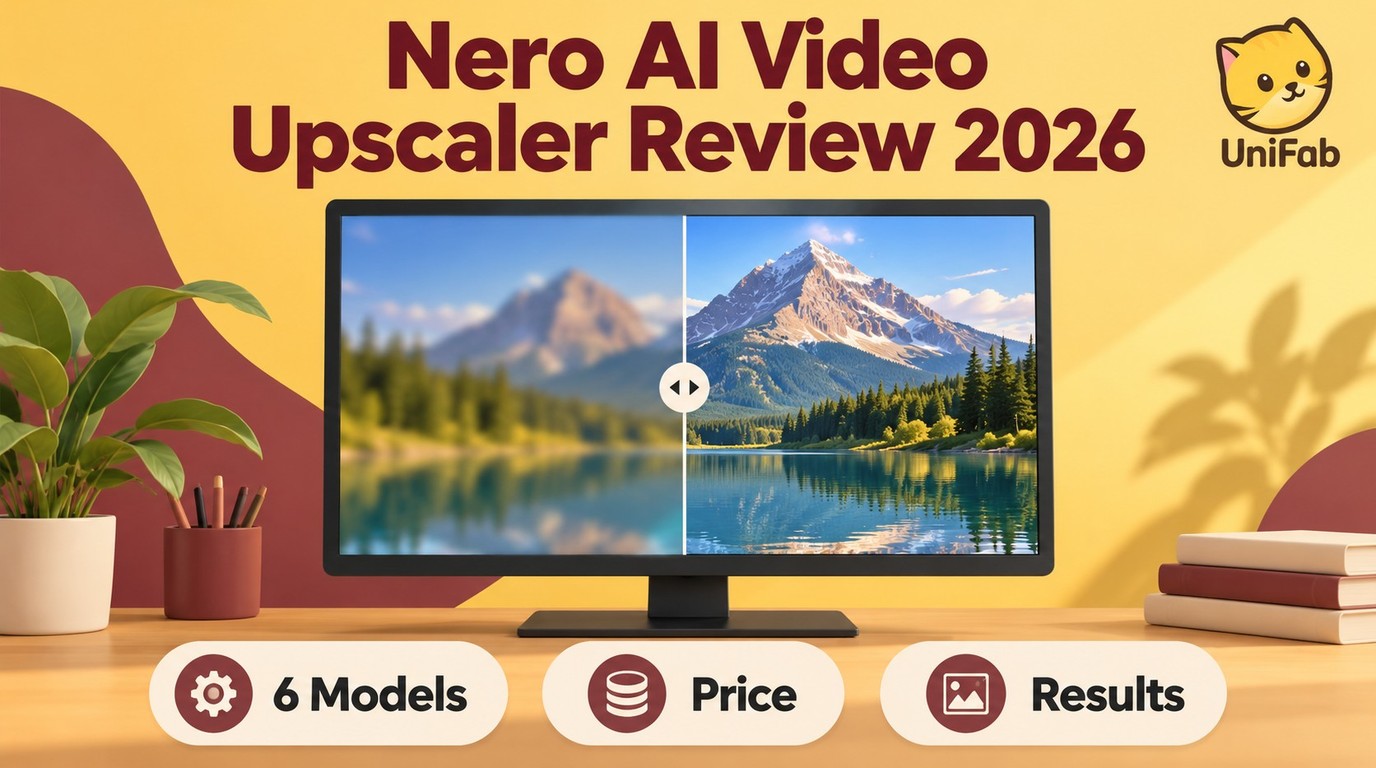 Nero AI Video Upscaler Review 2026: 6 Models, Price and Results.