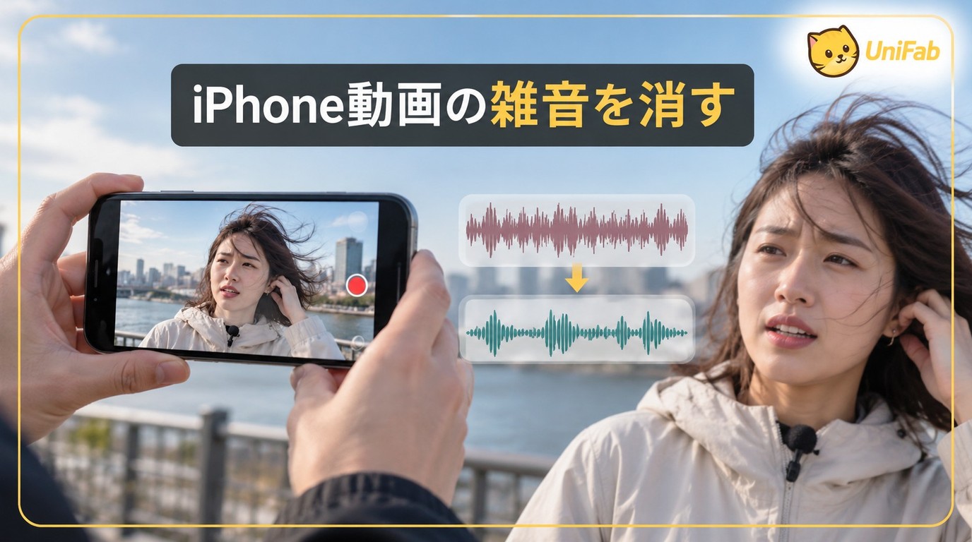 iPhoneで動画の雑音を消す方法：ノイズ除去の仕組みとアプリの違い