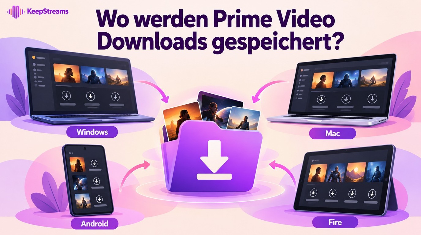 Prime Video-Downloads: Speicherort auf PC, Handy und Tablet