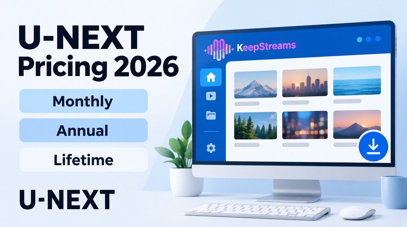 KeepStreams U-NEXT Price: 3 Paid Plans in 2026