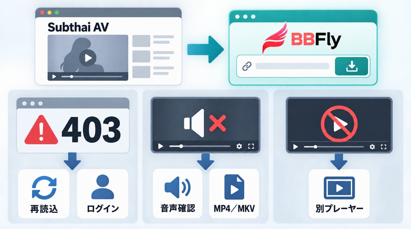 M3U8保存失敗を403エラー、無音、再生不可に分けた確認手順