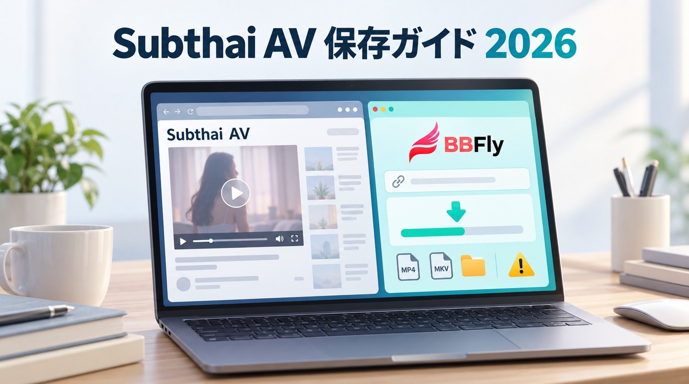 2026年版Subthai AVダウンローダーの保存方法と注意点