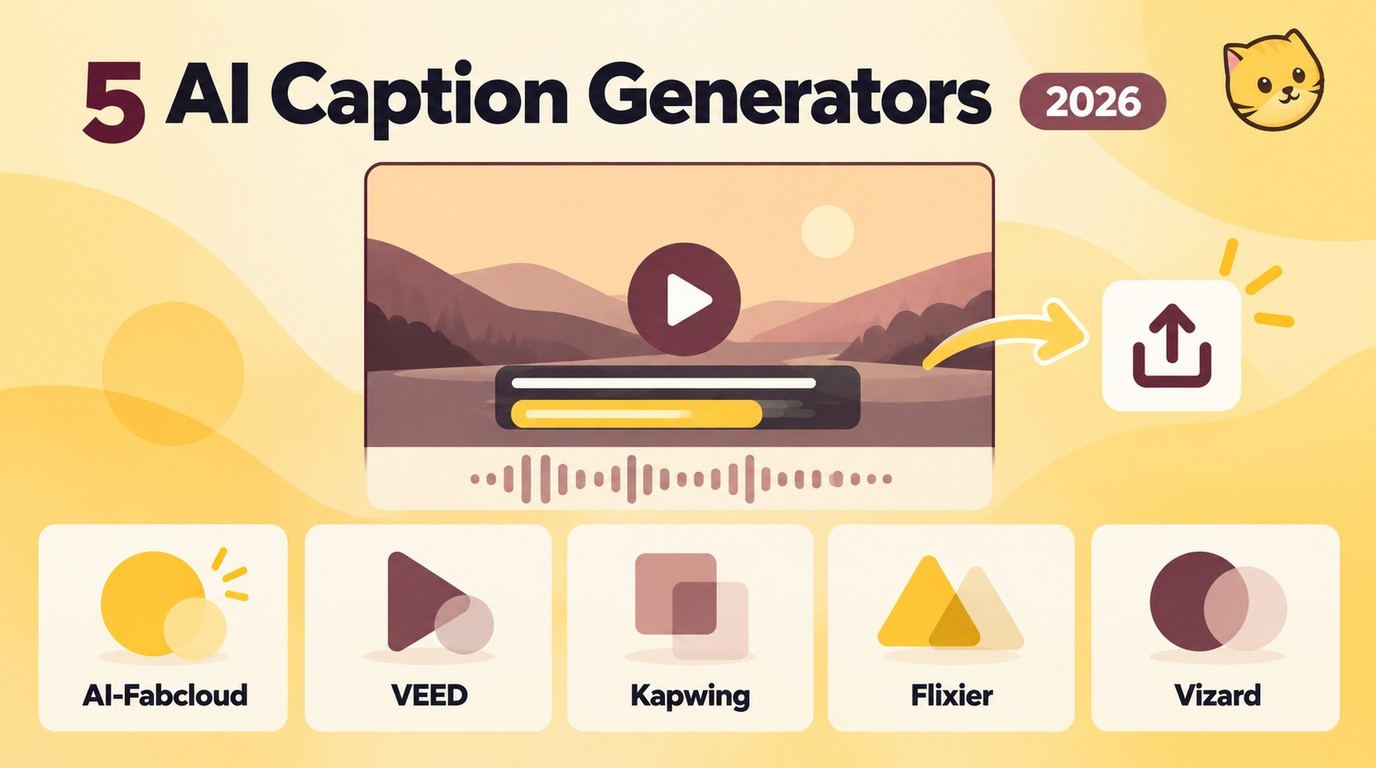 5 Free AI Caption Generators Compared for Video (2026)