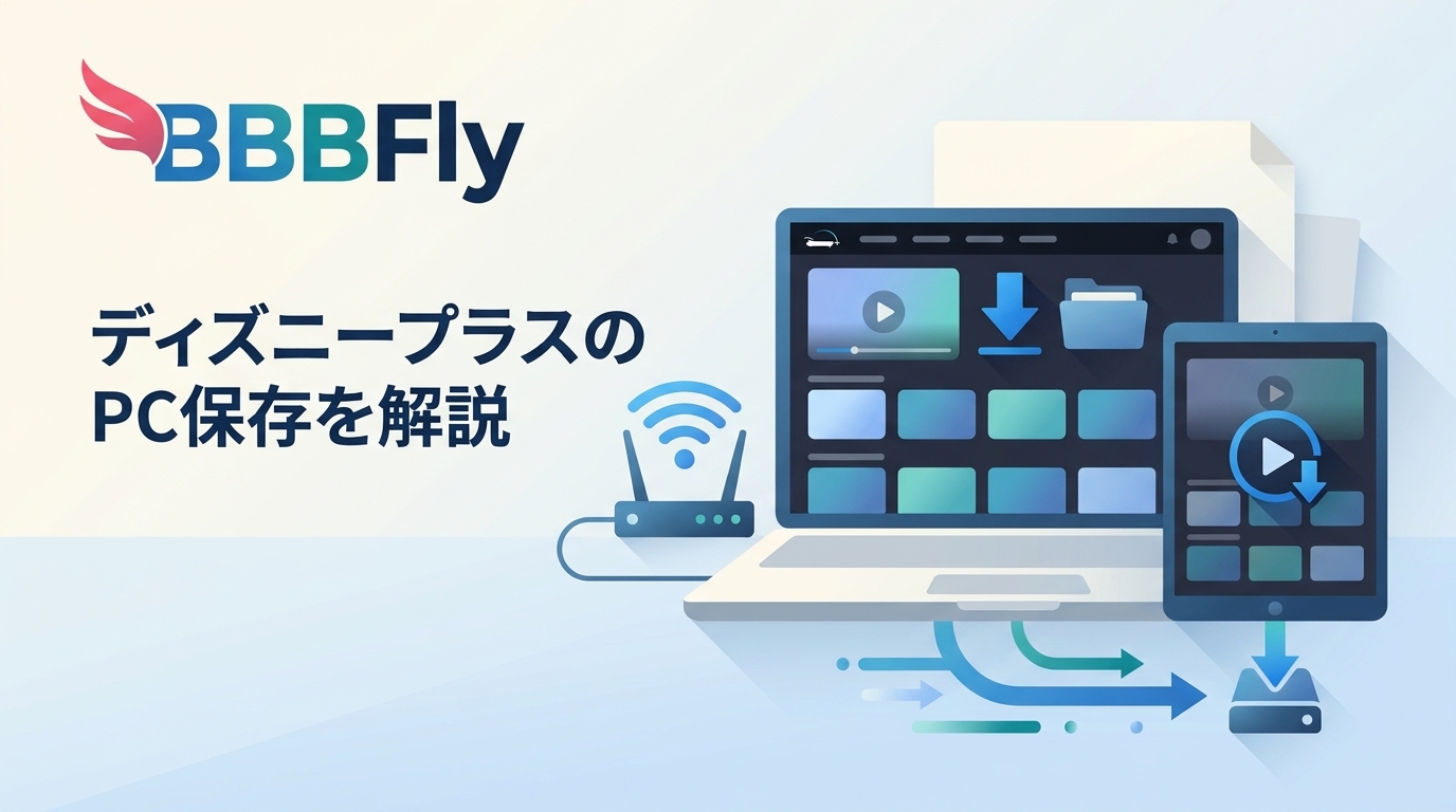 ディズニープラスはパソコンにダウンロードできる?公式機能とPC保存の違い